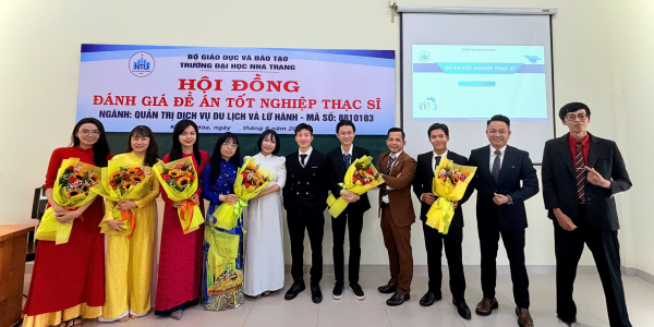 Hội đồng đánh giá Đề án tốt nghiệp Thạc sĩ  Ngành Quản trị Dịch vụ du lịch và Lữ hành Khóa CH2024