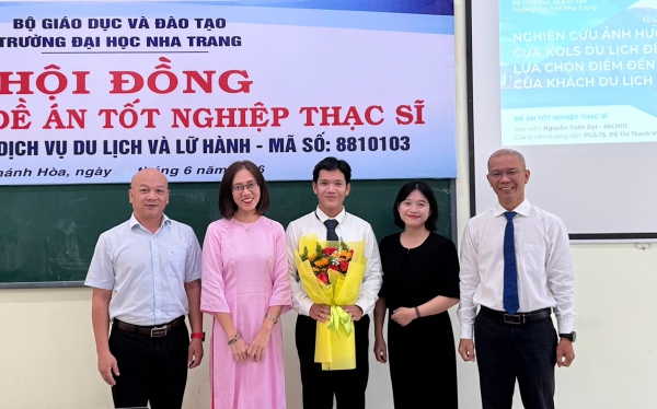Hội đồng đánh giá Đề án tốt nghiệp Thạc sĩ  Ngành Quản trị Dịch vụ du lịch và Lữ hành Khóa CH2024