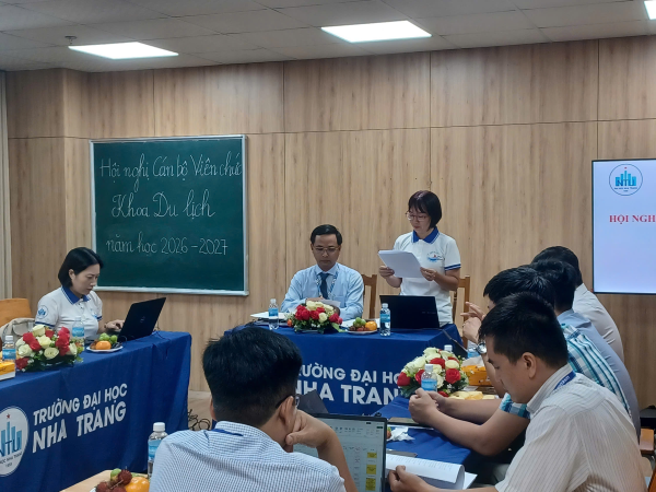 Hội nghị viên chức, người lao động Khoa Du lịch  Năm học 2026–2027