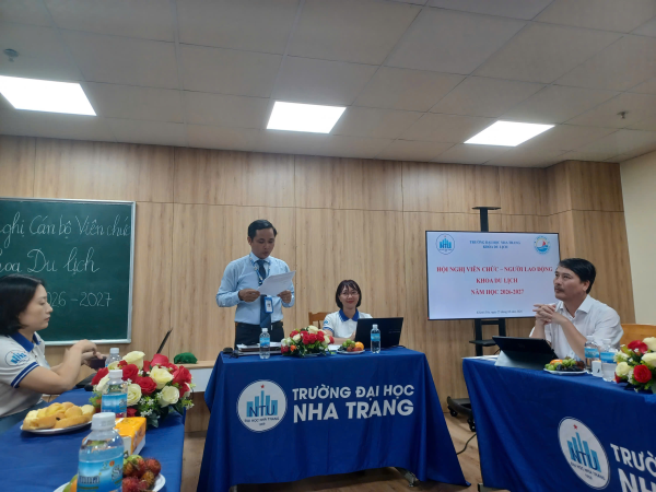 Hội nghị viên chức, người lao động Khoa Du lịch  Năm học 2026–2027
