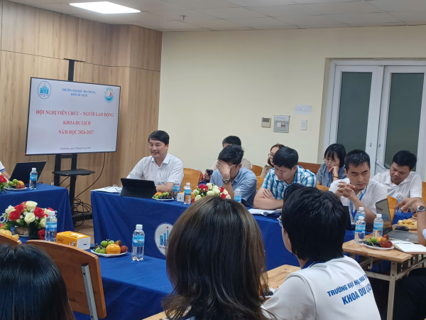 Hội nghị viên chức, người lao động Khoa Du lịch  Năm học 2026–2027