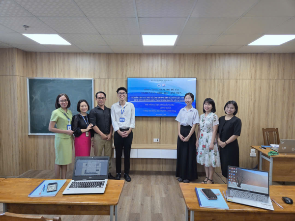Khoa Du lịch tổ chức nghiệm thu đề tài nghiên cứu khoa học sinh viên cấp Trường