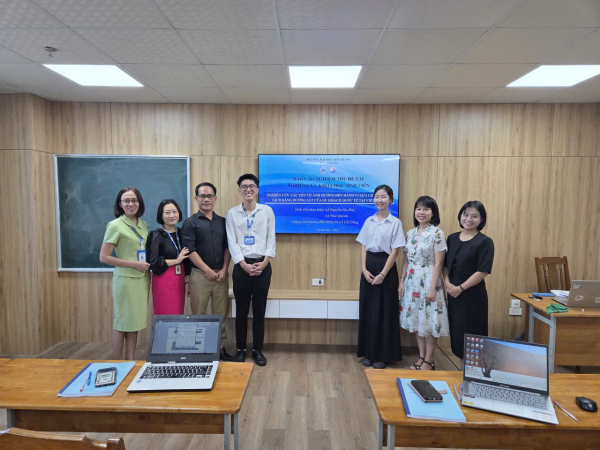 Khoa Du lịch tổ chức nghiệm thu đề tài nghiên cứu khoa học sinh viên cấp Trường