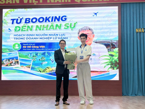 Từ Booking đến Nhân sự: Khi sinh viên lữ hành tiếp cận thực tiễn hoạch định nguồn nhân lực