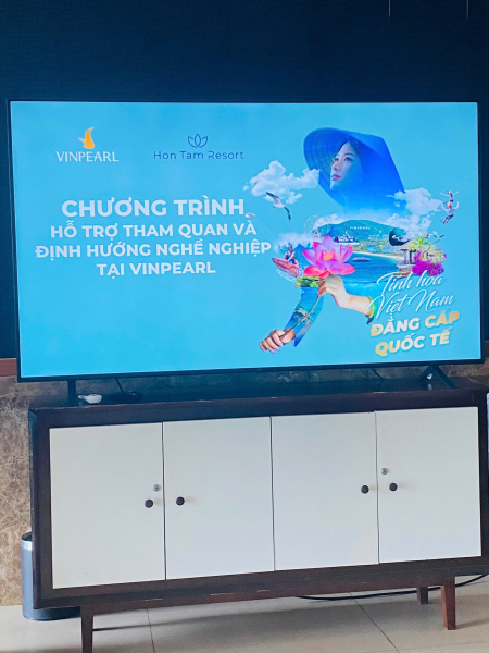 Sinh viên Khoa Du lịch – Trường Đại học Nha Trang trải nghiệm thực tế tại Khu nghỉ dưỡng Hòn Tằm