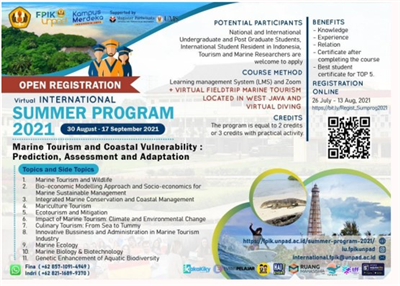 Sinh viên Khoa Du lịch tham gia Trại hè Quốc tế trực tuyến "Marine Tourism and Coastal Vulnerability: Prediction, Assessment, and Adaptation”