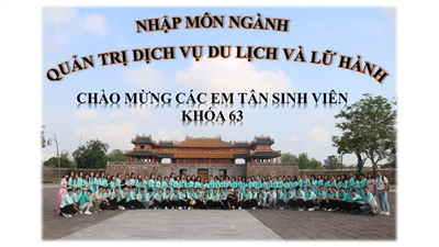 Chuỗi hoạt động thuộc Học phần Nhập môn Ngành cho Tân sinh viên Khóa 63 Năm học 2021-2022 