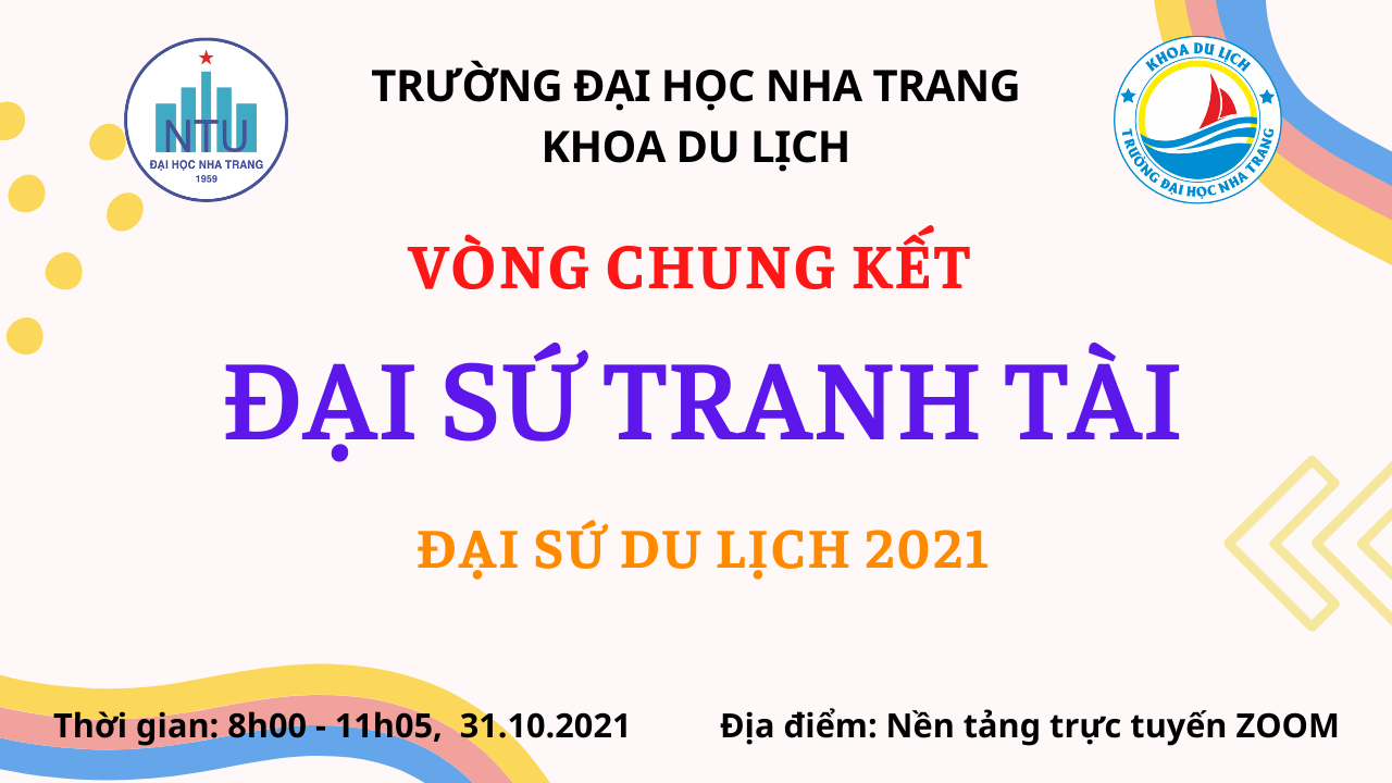 Đoàn Khoa Du lịch tổ chức Cuộc thi "Đại sứ Du lịch 2021"