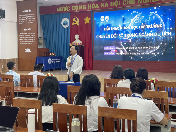 Khoa Du lịch Trường Đại học Nha Trang tổ chức Hội thảo “Chuyển đổi số trong ngành du lịch”