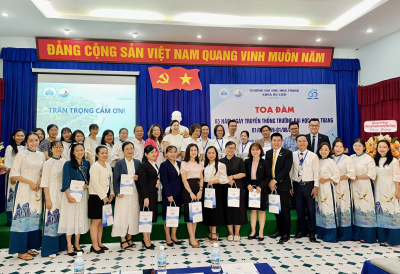 Khoa Du lịch tổ chức Toạ đàm kỷ niệm 65 năm Ngày Truyền thống Trường Đại học Nha Trang (01/08/1959 - 01/08/2024)